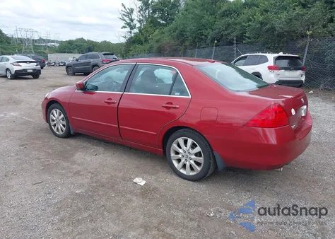 2007 Honda Accord 3.0 Ex из США, поврежденный, VIN 1HGCM66547A034701